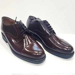 NEW Caporicci Men's Dress Shoes MADE IN ITALY Abrasivato Marrone, size 9